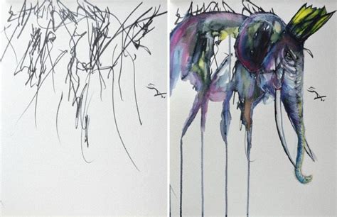 Mom Transforms 2 Year Old Daughters Scribbles Into Art Masterpieces 5