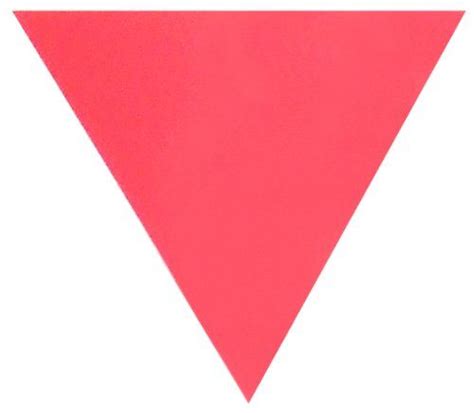 Pink Triangle Sticker Bumper Stickers Pink Triangle Vibrant Colors