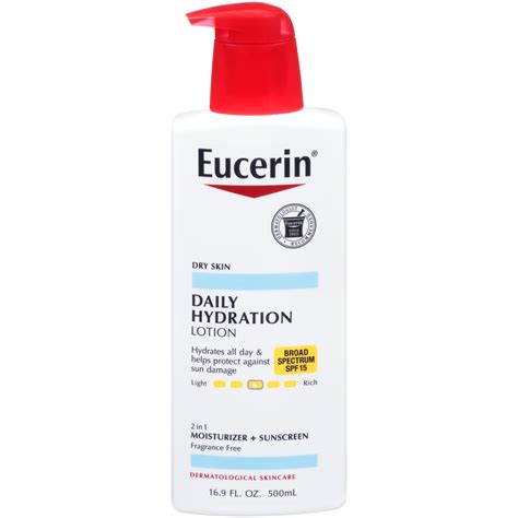 Eucerin Daily Protection Moisturizing Body Lotion Spf 15 169 Fl Oz