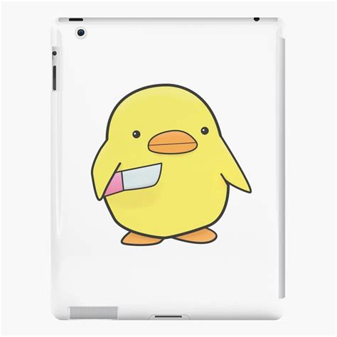 Cute Duck With Knife Animals With Butter Knives Ipad Case And Skin By