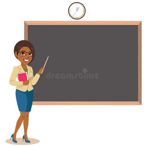 African American Teacher Woman Stock Illustrations 1 044 African