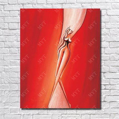 Hand Painted Sexy Women Image Oil Painting Large Canvas Art Painting