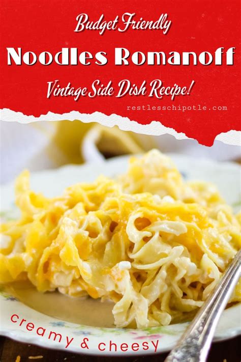 Mom's Noodles Romanoff | Recipe | Noodles romanoff, Comfort food, Recipes