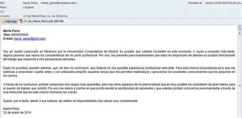 5 Ejemplos De Email Para Enviar Curriculum