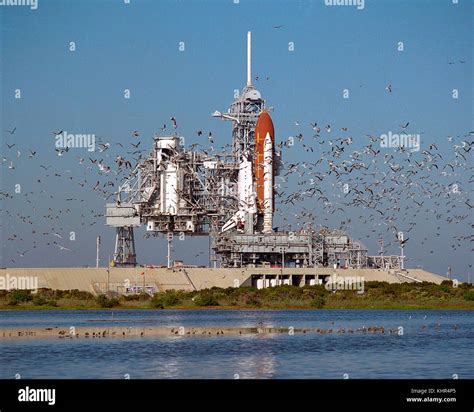 The Nasa Space Shuttle Atlantis Arrives At The Kennedy Space Center