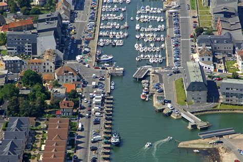 Joinville Basin Bridge In Courseulles On The Sea Low Normandy France