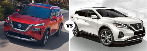 Differences Between The 2021 Nissan Rogue And 2020 Nissan Murano