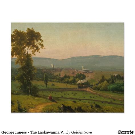 George Inness The Lackawanna Valley Poster Valley
