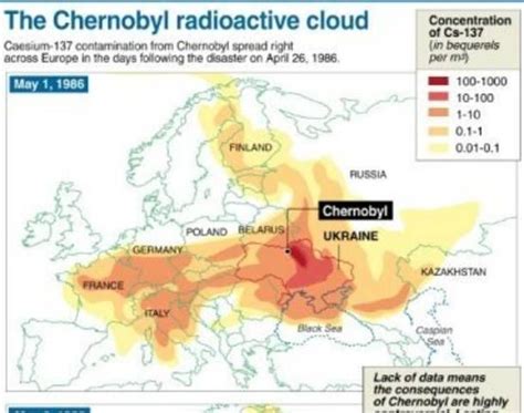 Chernobyl Radiation Cloud Map Copper Mountain Trail Map