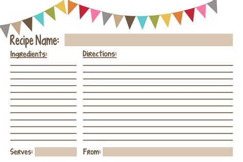 Recipe Cards {free printables} - GeminiRed Creations