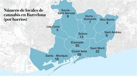 Mapa Barcelona Por Barrios Mapa Interactivo Distribución Del Voto