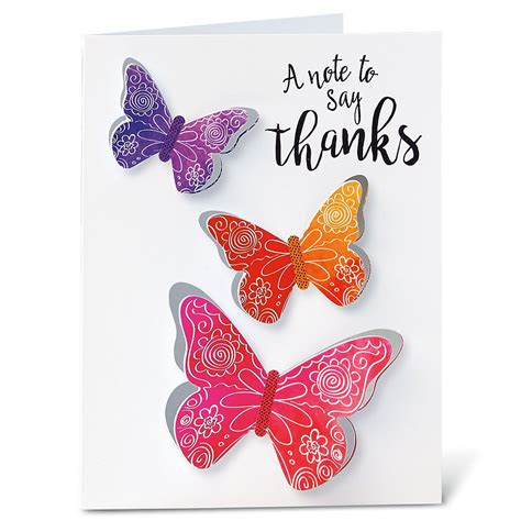 Butterfly Days Thank You Diecut Note Cards Current Catalog