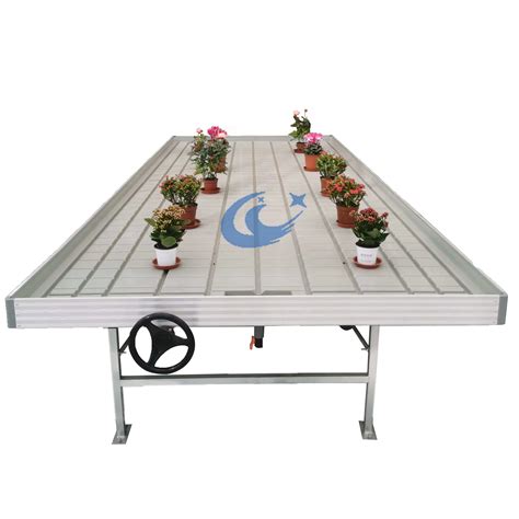 4x8 Rolling Bench Flood Drain Tray Hydroponic Ebb And Flow Table Buy