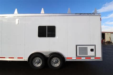 2014 Featherlite 4941 26 Custom Toy Hauler All Aluminum Set For