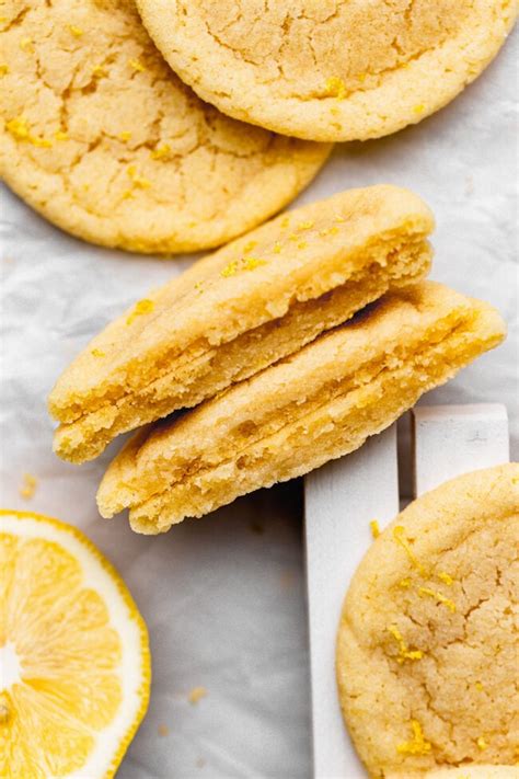 Lemon Sugar Cookies Soft Chewy Two Peas Their Pod