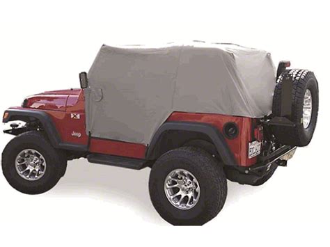 Jeep Wrangler Full Monty Cab Cover Gray 07 18 Jeep Wrangler Jk 2 Door