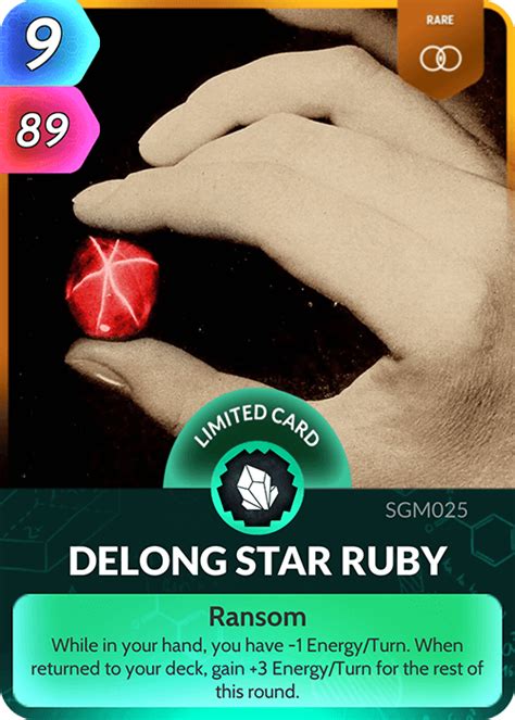 Delong Star Ruby