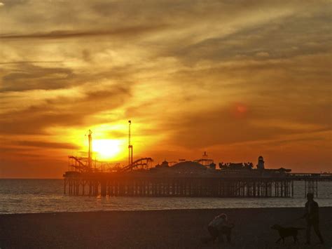 Brighton Pier East Sussex At Sunset © Christine Matthews Geograph
