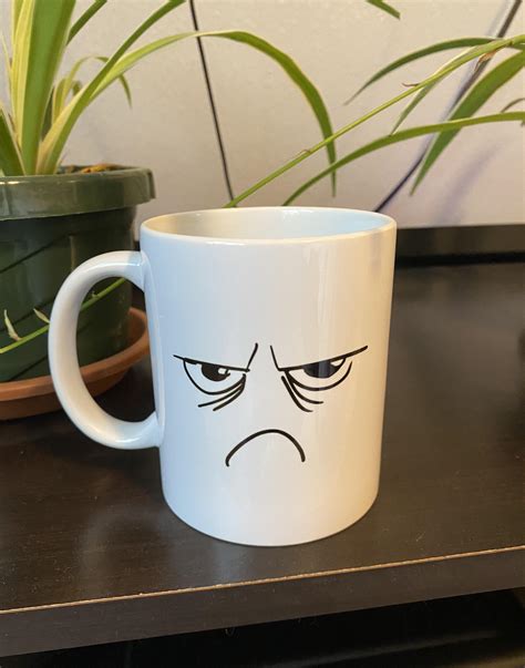 Doug the Mug finally arrived! He doesn’t seem too happy about it though