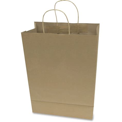Cosco Premium Large Brown Paper Shopping Bags 12 Width X 17 Length