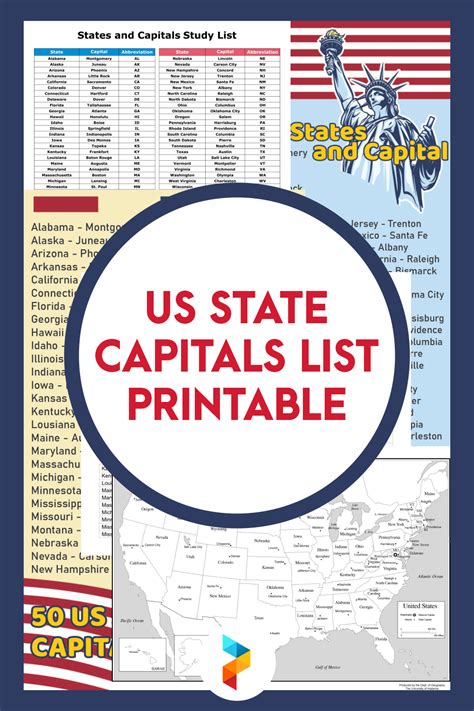Printable List Of Us States In Alphabetical Order Canvas Ly