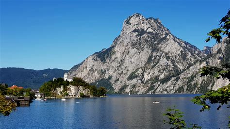Traunsee Nejhlubší Jezero Rakouska