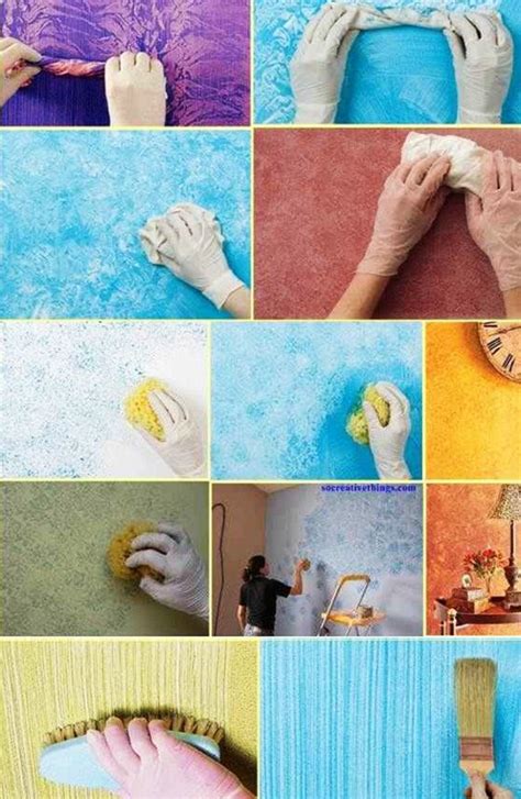 Easy Painting Techniques For Walls In 2020 Wall Painting Techniques
