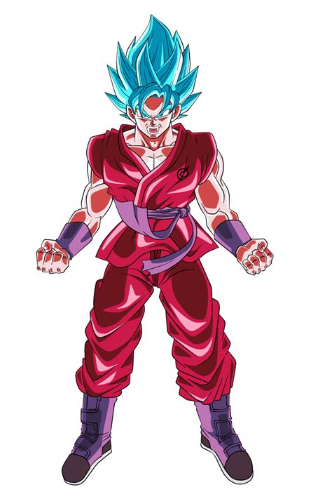 Training with kaio in the afterlife, goku manages to learn the it's important to clarify that the kaioken is a technique, not a transformation. Image - Son goku super saiyan blue kaioken x10 by nekoar ...