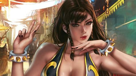 Chun Li Street Fighter Girl Art 4k 61614 Wallpaper