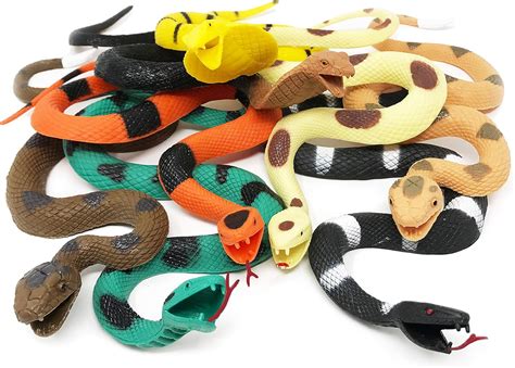 Boley Giant Snakes 8 Pack 18 Long Realistic Rubber Fake