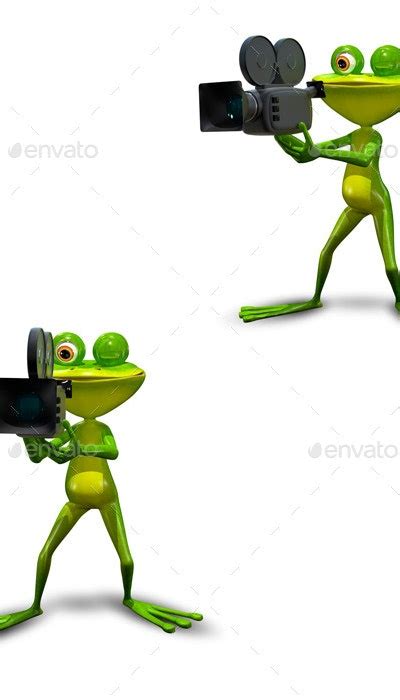 Frog With Camcorder By Brux Graphicriver