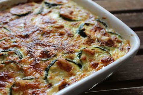Au menu du jour Gratin de courgettes