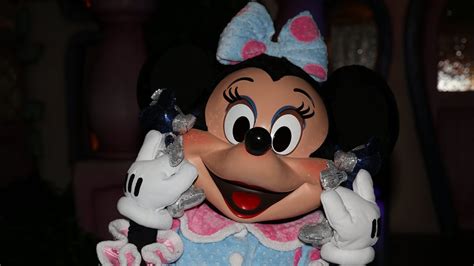 Minnie Mouse Meet And Greet At Disneyland 60th Anniversary 24 Hours Party