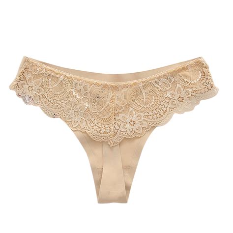uocefik womens g string panties sexy low rise thongs solid lace see through underwear