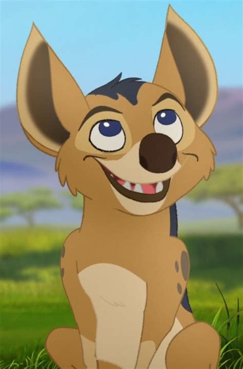 A Cartoon Dog Sitting In The Grass With Its Mouth Open And Eyes Wide