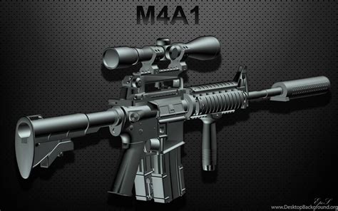 M4a1 Weapon Gun Military Rifle Police H Wallpapers Desktop Background