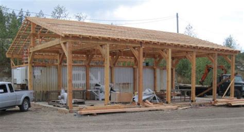 Custom Small Post And Beam Structures Peerless Forest Products