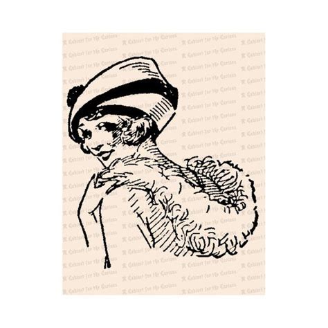 Flapper With Hat And Feather Boa Smiling Over Shoulder Etsy Feather