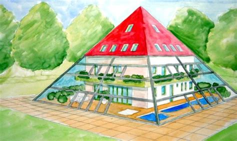 16 Blueprints For A Pyramid House Png House Plans And