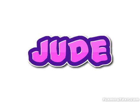 Jude Logo Free Name Design Tool From Flaming Text