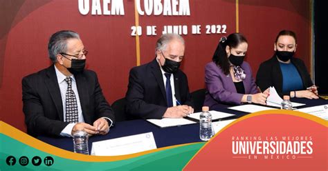 Firman Uaem Y Cobaem Convenio General De Colaboración Tops México