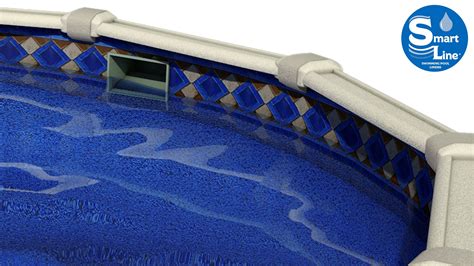 Buy Smartline Mosaic Diamond 27 Foot Round Pool Liner Unibead Style