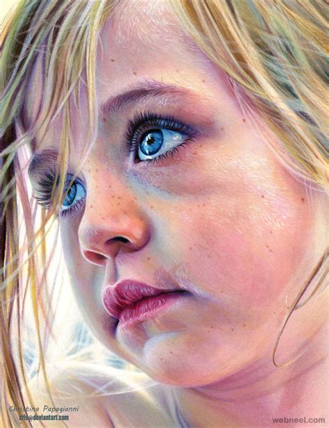 Hyper Realistic Color Pencil Drawings By Christina Papagianni