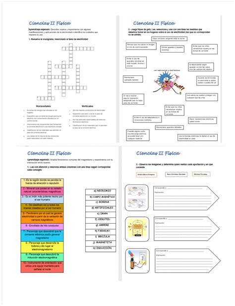 Cuadernillo Ciencias Ii Física Actividades Para Hacer En Casa