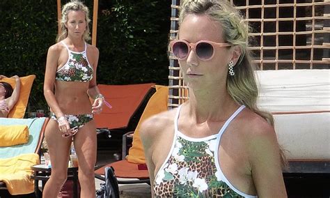 Lady Victoria Hervey Relaxes Poolside After Coachella
