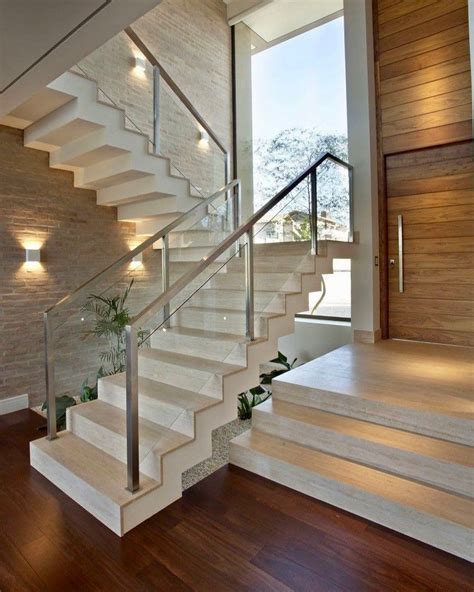 Escaleras Interiores Escadas De Mármore Escadas Modernas Casa Contemporânea