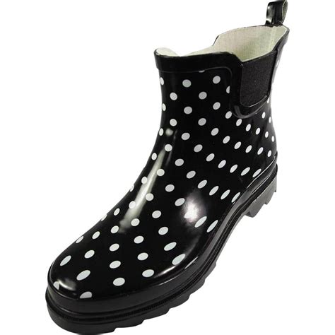 Norty Norty Women Low Ankle High Rain Boots Rubber Snow Rainboot Shoe Bootie Runs 1 2 Size
