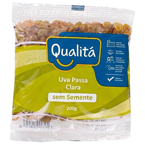 Uva Passa Clara Importada Sem Semente QualitÁ 200g — Supermarket Brazil
