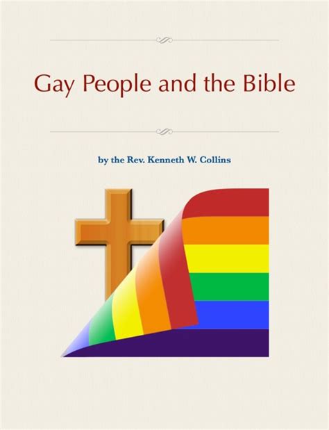 Gay People And The Bible By Rev Kenneth W Collins On Ibooks