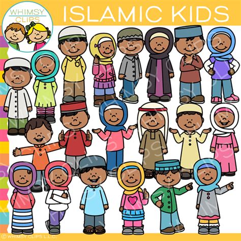 Everyday Islamic Kids Clip Art Images And Illustrations Whimsy Clips